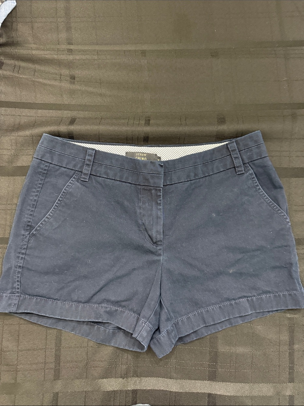 J. Crew Navy Cotton Chino Shorts